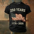 thumbnail image 4 of Huowey Kids 4Th Of July T-Shirt Boys Stylish Patriotic Graphic Short Sleeve Round Neck Us National Flag Print Casual Clothes Tops 1776-2026 Holiday Outdoor Celebrate Independence Day Tee,2-3 Years, 4 of 5