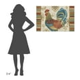 thumbnail image 4 of Global Gallery Daphne Brissonnet 'Rooster Rainbow IIA' Canvas Wall Art, 4 of 4