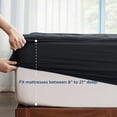 thumbnail image 2 of Colchón Bedsure, acolchado, negro, tamaño king, 200 x 203 cm, 2 of 6