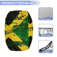 thumbnail image 6 of Jeiento Jamaica Flag Winch Cover Dustproof Winch Protection Cover with Elastic Band UV-Resistant Dust Cover for Electric Winches Trailer Cover Indoor Outdoor Winch Accessories, 6 of 7