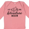 thumbnail image 4 of Inktastic Let the Adventure Begin with Camping Tent and Mountains Boys or Girls Long Sleeve Baby Bodysuit, 4 of 5