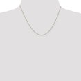 thumbnail image 2 of 14k Yellow Gold 18 Inch .5mm Box Link Chain Necklace Pendant Charm Carded, 2 of 10
