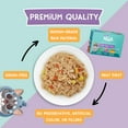 thumbnail image 2 of LOVE, NALA - Natural Adult Cat Wet Food - FLAKED Variety Pack - Salmon, Tuna, Chicken - Grain Free, Non-GMO, Lean Protein, Omega 3, Digestive Fiber Blend, Added Minerals & Vitamins - 12 Pack 2.4 lbs., 2 of 8