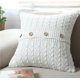 thumbnail image 4 of Funda de almohada de habitación con modelo textil, funda de almohada de punto de algodón, funda de almohada para el hogar suave con doble torsión, 4 of 6