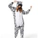 thumbnail image 3 of Pijamas de dibujos animados de cebra para hombres y mujeres, Disfraces de Halloween, Kigurumi, monos de felpa, Mono, 3 of 5