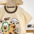 thumbnail image 4 of Baby Boy 4th of July Outfit Toddler Baby Boy Summer Outfit Kids Cartoon Shark Print Casual T Shirt and Shorts Set Infant Clothes 6M 9M 18M 24M 2T 3T 4T 5T 6T, 4 of 5