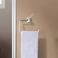 thumbnail image 2 of Kibi Cube Bathroom Towel Ring - Chrome, 2 of 2
