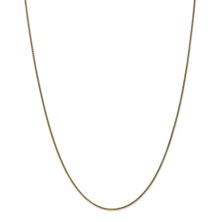 14k Gold Fill Necklace - ICE CARATS 14kt Yellow Gold 1.2mm Spiga Chain Necklace 18 Inch Pendant Charm Wheat Fine Jewelry Ideal Gifts For Women Gift Set From Heart
