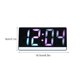 thumbnail image 3 of Venta Exclusiva, Reloj electrónico con espejo luminoso, despertador digital, mesa, silencioso, decoración de escritorio, reloj despertador electrónico para estudiantes, pantalla grande Akmoler, 3 of 9