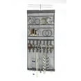thumbnail image 2 of 6283-4895 13.5 W x 28.5 H Grey Hanging Jewelry Organizer, 2 of 5