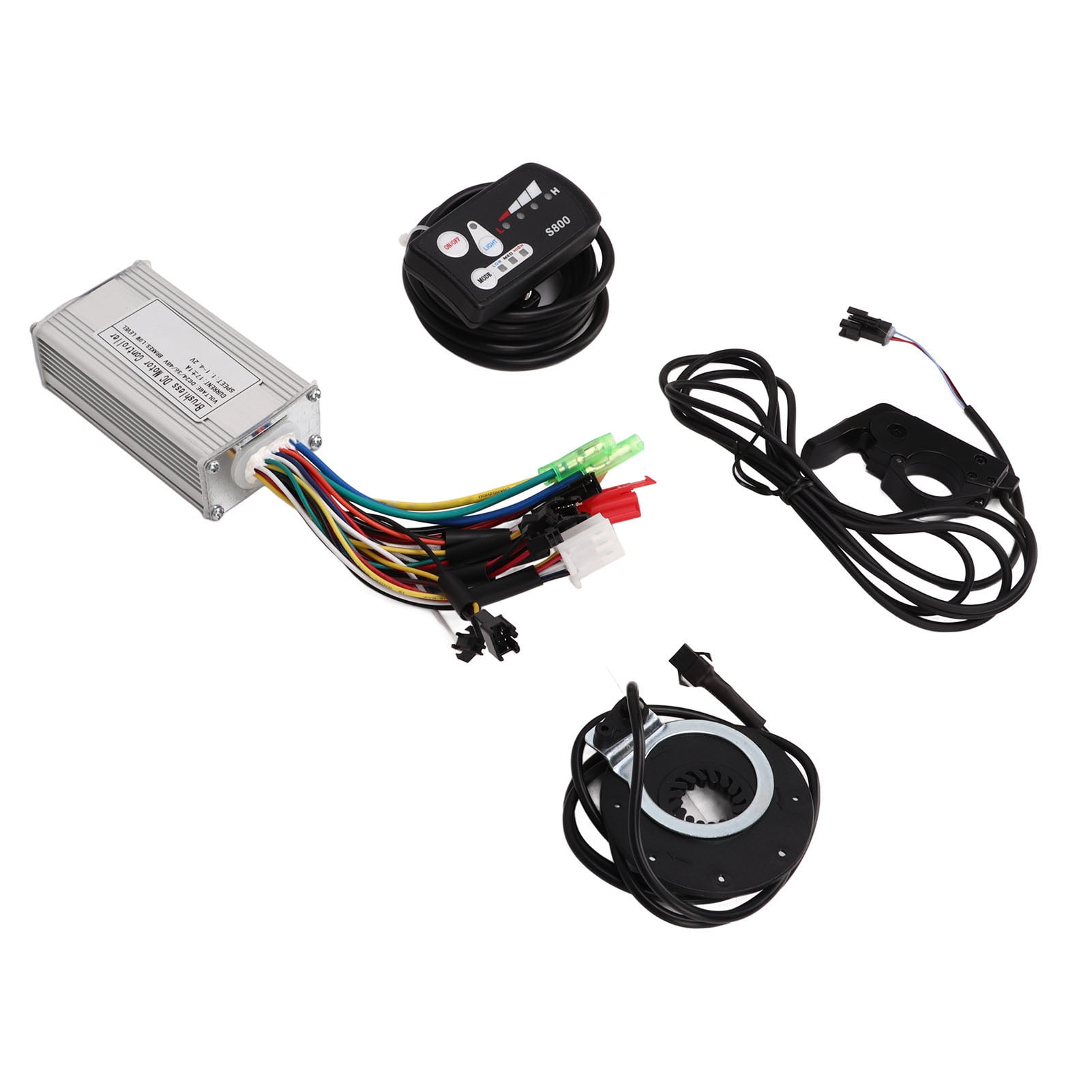 Kit Controlador Motor Sin Escobillas 36V/48V 500W – Incluye Pantalla EN06, Acelerador Y Sensor, Para Bici Eléctrica