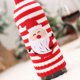 thumbnail image 4 of Decoraciones navideñas Juego de botellas de vino tinto de punto a rayas Grinch Elk Bolsa para botellas de vino Vestido de mesa, 4 of 4
