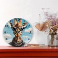 thumbnail image 2 of Giraffa Sunglasses Clouds Black 10 inch Wall Clocks Non Ticking Easy to Read Battery Decorative for Home Bathroom Kitchen Bedroom Living Room, 2 of 8