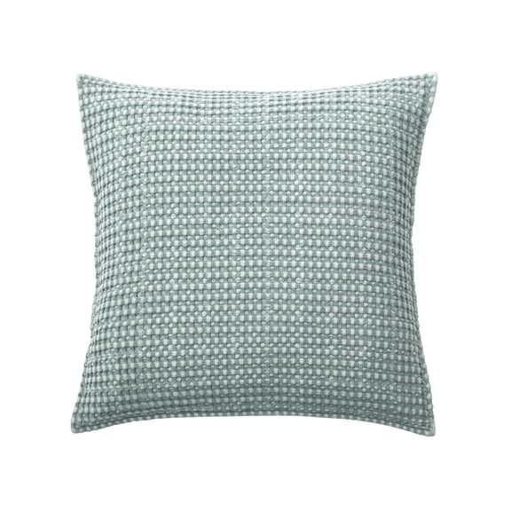 Levtex Home - Mills Waffle - Decorative Pillow - Poly Filled - Spa - Sham Size (20 x 20in.)