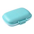 thumbnail image 2 of Dispensador portátil de pastillas, pastillero con 8 compartimentos, organizador diario de pastillas azul Yuyangstore Organizador diario, 2 of 8