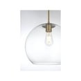 thumbnail image 6 of Living District Baxter 14 Inch Pendant Clear Shade in Satin Gold, 6 of 9