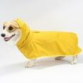 thumbnail image 3 of EIMELI Liquidation! Imperméable pour Animaux de Compagnie Poncho Portable Transparent Réfléchissant avec Tablier pour Protéger l'Abdomen TG, 3 of 16
