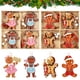 thumbnail image 5 of Colgantes de madera de Navidad, hombrecitos de jengibre, gnomos, adornos colgantes para árbol de Navidad 2024, decoraciones navideñas para el hogar, regalo de Año Nuevo, 5 of 5