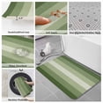 thumbnail image 6 of Sage Green Ombre Bath Mat 3 Piece Bathroom Rug Set, Sage Green Gradient Woods Farmhouse Non Slip Bath Rug Contour Mat and Toilet Lid Cover, Absorbent Shower Mats Soft Bath Rugs and Mats Sets, 6 of 8