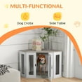 thumbnail image 4 of PawHut Dog Crate Furniture, 41 Inch Corner Design with Cushion for M Dogs, 4 of 10