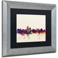 thumbnail image 2 of Trademark Fine Art "Albuquerque New Mexico Skyline" Canvas Art by Michael Tompsett, Black Matte, Silver Frame, 2 of 4