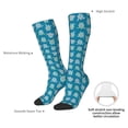 thumbnail image 5 of Picia Women Crew Soft Moisture-wicking Socks Sea Turtle Pattern Design Cotton Socks, One Size fit All, 5 of 9