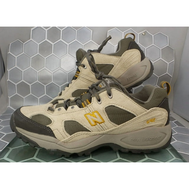 New Balance Mens Country Trail 642 Gray Mustard Suede MW642GM SZ 9.5 D JL310