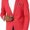 Satin Red, variant on Azaro Uomo Men's Blazer Slim Dress Casual Stretch Suit Sport Jacket Stylish, Mint Green, Small