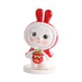 thumbnail image 1 of xinxixnxx Rabbit Piggy Bank Figurine Animal Statue for Bedroom Living Room Decoration Red, 1 of 9