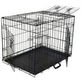 thumbnail image 3 of Go Pet Club TD-24 24 in. Three-Door Metal Dog Crate with Divider, 3 of 5
