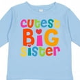 thumbnail image 4 of Inktastic Cutest Big Sister Girls Long Sleeve Toddler T-Shirt, 4 of 5