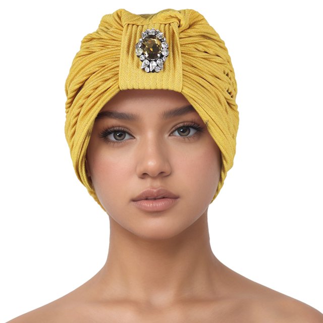 SUNSIOM Turbans pour Femmes Design Strass Décontracté Élégant Tête Tressée Turbans