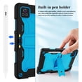 thumbnail image 7 of JBuwsdan for Urao X109 Tablet 10.1 Inch Tablet Case,Shockproof Heavy Duty Built-in Kickstand with Shoulder Strap Case for Urao X109 Android 16 Tablets 2026(Black/Blue), 7 of 7