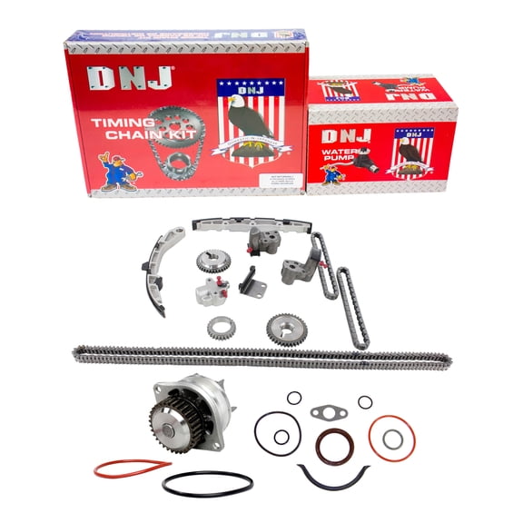 DNJ TK645AWP Timing Chain Kit with Water Pump Fits Cars & Trucks 02-07 Infiniti 3.5L V6 DOHC