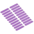 thumbnail image 1 of Unique Bargains Purple Plastic Snapback Strap Cover Hat Buckle Replacement (12 Pairs), 1 of 7