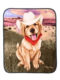 Wild Frontier 50X60 Cowboy Puppy Throw