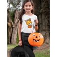 thumbnail image 2 of Halloween Corgi Pumpkin Costume T-Shirt Toddler -Image by Shutterstock,  4 Toddler, 2 of 4