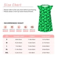 thumbnail image 3 of Fotbe Green Broccoli Vestido de Dormir para Niñas de 3 a 10 Años, Mangas Cortas, Estilo Princesa, Pijama Camisón con Mangas Voladas-Large, 3 of 6