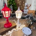 thumbnail image 3 of PONPRNGY Christmas themed Light Post, Christmas Table Lamp with Music Luminous, Glittering Lighted Lantern, 3D Illusion Lamp Night ​light Hristmas Decoration, Decorative Light for Party, 3 of 3