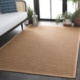 thumbnail image 3 of SAFAVIEH Atrium Sisal Makayla Striped Indoor/Outdoor Area Rug, Beige, 9' x 12', 3 of 16