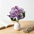 thumbnail image 4 of Hydrangea Artificial Flowers, Ongmies Silk Fake Flowers for Home Bathroom Office Table Centerpiece Shelf Decorations, 4 of 8