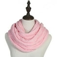 thumbnail image 2 of Knitted Wool Neck Warmer, Cross-Wrap Design Scarf for Men & Women,140*35cm,pink, 2 of 25
