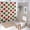 style-1, variant on Pink Paris Eiffel Tower Scene Shower Curtain Sets Non-Slip Rugs Bath Mat Toilet Cover U Shaped Mat 4 Pcs