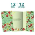 thumbnail image 5 of Tree-Free Greetings Christmas Money Holder Greeting Card 12 Pack, 3.7 x 7, Fiestas Pattern (ZP70302), 5 of 5