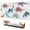 Colorful Dinosaurs Rainbow, variant on Long Mouse Pads for Desk,Colorful Dinosaurs Realistic Pattern Desk Mats on Top Of Desks, Desk Mouse Pad Extra Large with 3mm Non-Slip Base and Stitched Edge for Gaming,Office,Work,Home 31.5"x11.8"