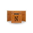 thumbnail image 1 of Northwestern Wildcats Laser Engraved Brown Trifold Wallet, 1 of 1