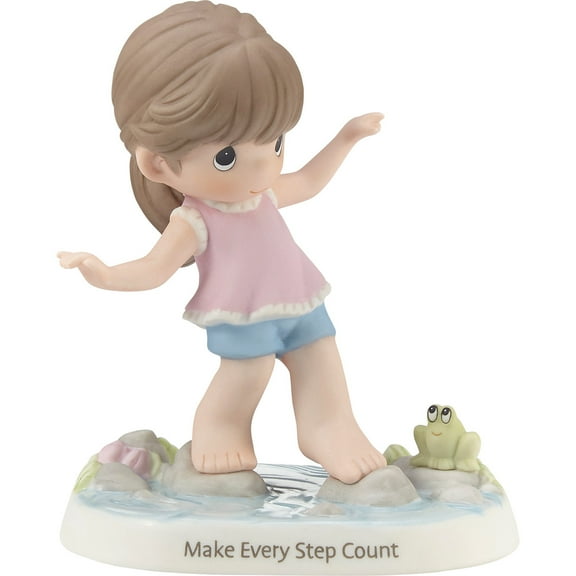 Precious Moments Make Every Step Count Brunette Figurine, 1 Each