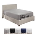 thumbnail image 4 of Fitted sheet Full Size 16” Deep Pocket Easy Care Breathable Elastic Bed Sheets, 4 of 27