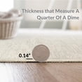 thumbnail image 7 of ODIKA 9'x12' Machine Washable Non-Slip Area Rug, Chic Abstract in Burnt Orange and Slate Grey Design High Traffic Rug, Burnt Orange Slate Grey, 104662, 7 of 7