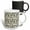 Multicolor, variant on 3drose, Brush Strokes, Circles, Black, Image of Gold, Modern, Contemporary, 11oz Two-tone Blue Mug